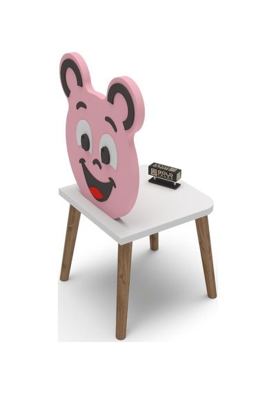 Happy Face Çocuk Sandalyesi Pembe Çok Renkli