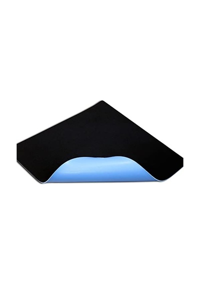 Ln-53146 Siyah Mavi Taban Suya Dayanıklı 30cm X 40cm Ofis + Gaming Kayma Yapmaz, Titreme Yapmayan Mouse Pad Medium