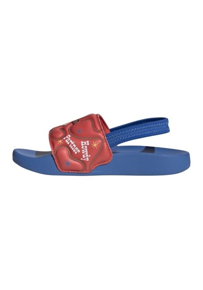 Adidas Adılette Estrap Woody Çocuk Terliği Jq4388 Kırmızı - Mavi