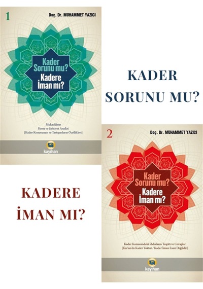 Kader Sorunu'mu Kadere İman'mı 2 Kitap Set / Dr. Muhammet ...