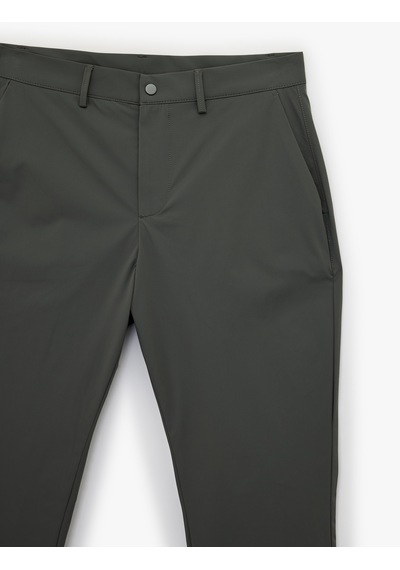 Koton Normal Bel Cepli Düğmeli Slim Fit Non Iron Esnek Kumaş Pantolon Antrasit 6sam40085hw