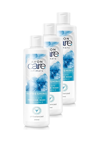 Avon Care Intimate Refreshing E Vitamini İçeren Dış Genital Bölge Temizleyici 3 x 250 ML
