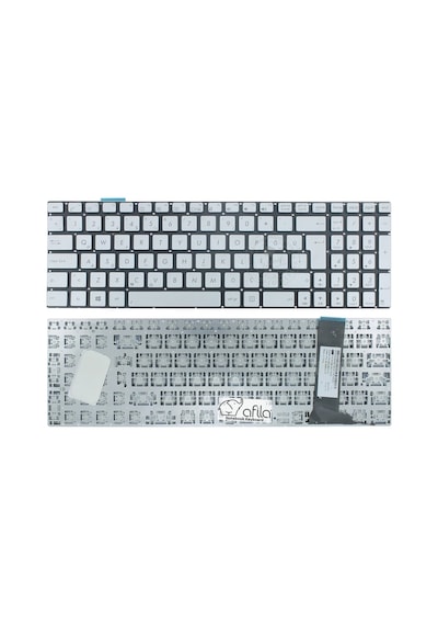 Asus Uyumlu N56 N550 N550J N550Ja Notebook Klavyesi - Silver - TR