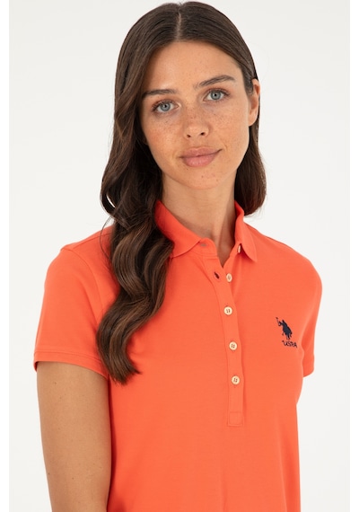 U.S. Polo Assn. Kadın Nar Çiçeği Polo Yaka Mini Boy Örme Elbise 50280038-VR039 U.S. Polo Assn. Kadın Nar Çiçeği Polo Yaka Mini Boy Örme Elbise 50280038-VR039