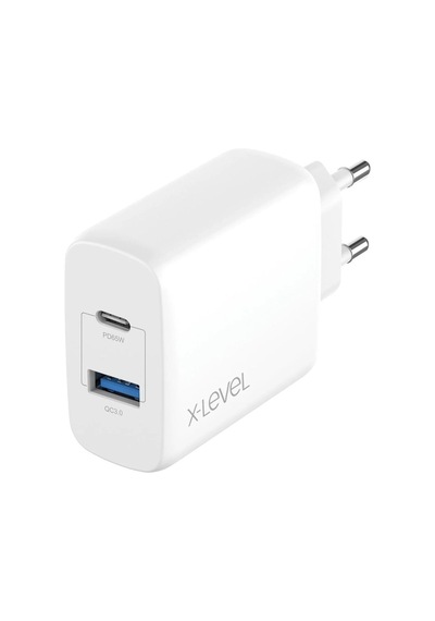 Mobil Aksesuar Güç Adaptörü Ofis Gereci X-level Xc4035 X-charger Ultraboost 65w Şarj Adaptör 2port