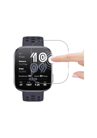 Amazfit Bip 6 Uyumlu 3 Adet Şeffaf Ekran Koruyucu Nano Jelatin