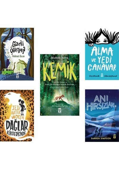 Anı Hırsızları, Dağlar Kükrediğinde, Gizemli Öğretmen, Kemik ,alma Ve Yedi Canavar 5 Kitap Set