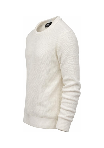 Classics Men Turbulance Slim Fit Bisiklet Yaka Uzun Kol Erkek Triko - 7529 Ekru