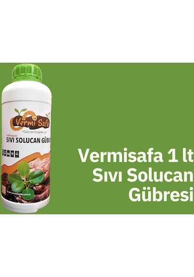 1 L %100 Organik Konsantre Vermisafa Sıvı Solucan Gübresi 1 L %100 Organik Konsantre Vermisafa Sıvı Solucan Gübresi