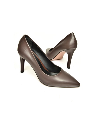 Fox Shoes U676082009 Kahverengi İnce Topuklu Kadın Stiletto Ayakkabı Kahverengi