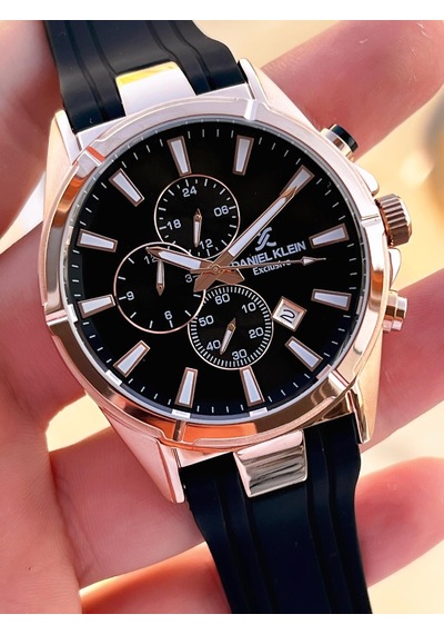 Daniel Klein Silikon Kordon İtalyan Tasarım Bileklik Hediyeli 2yıl Garantili Erkek Kol Saati 10691.4 Rose Gold