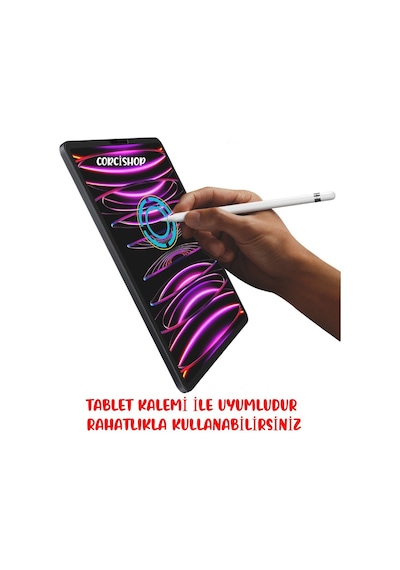 Apple İpad Pro 13 İnç 2025 M5 A3360-a3361 Kırılmaz Tablet Temperli Cam Ekran Koruyucu