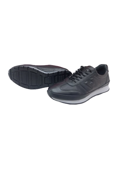 Growish Gr0097 Hakiki Deri Sneaker Erkek Ayakkabı Siyah