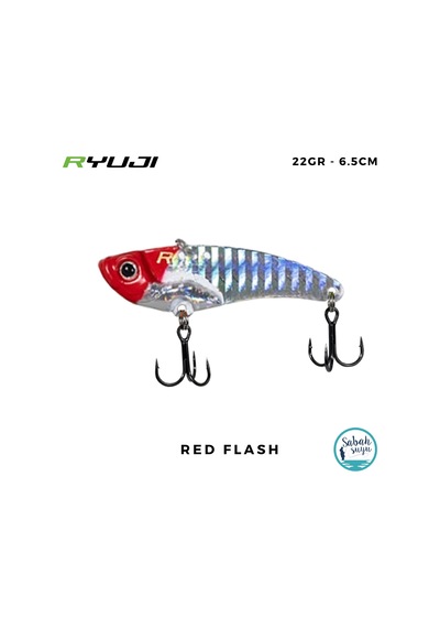 Ryuji Mirror Vıb Vibrasyon Jig 6.5cm 22gr Red Flash