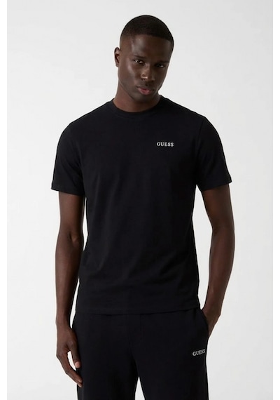 Guess Marzio Bisiklet Yaka Kısa Kollu Erkek Siyah T-shirt Z6rı17ı3z14-jblk Siyah