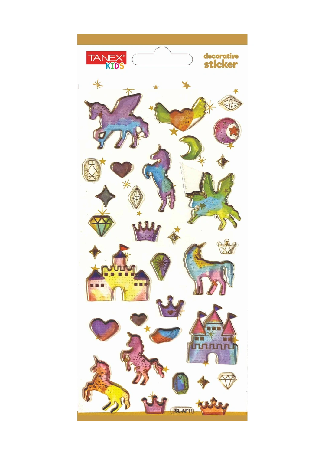 Tanex Decorative Sticker-4 Puffy Etiketi Tnx-5003