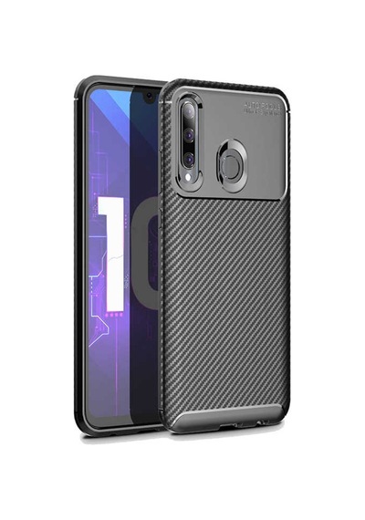 Huawei Honor 20 Lite Kilif Silikon Esnek Karbon Görünümlü Negro 404019901