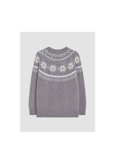 LC Waikiki Alıta Cıty Farkıyla Lcw Modest Gri Triko Desenli Oval Yaka Kadın Kazak Gri - 931687395 Gri LC Waikiki Alıta Cıty Farkıyla Lcw Modest Gri Triko Desenli Oval Yaka Kadın Kazak Gri - 931687395 Gri
