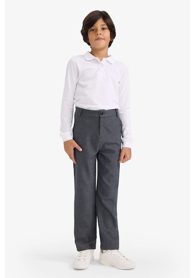Defacto Erkek Çocuk Düz Paça Twill Pantolon G5467a825cwnv256 Lacivert-nv256