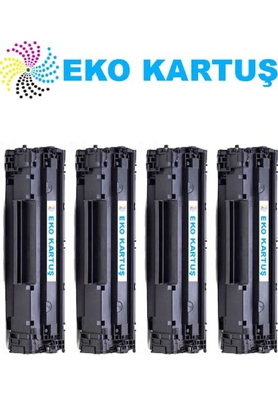 Eko Kartuş Hp CE278A P1566 Ekonomik lı 4’lü Paket Uyumlu Toner