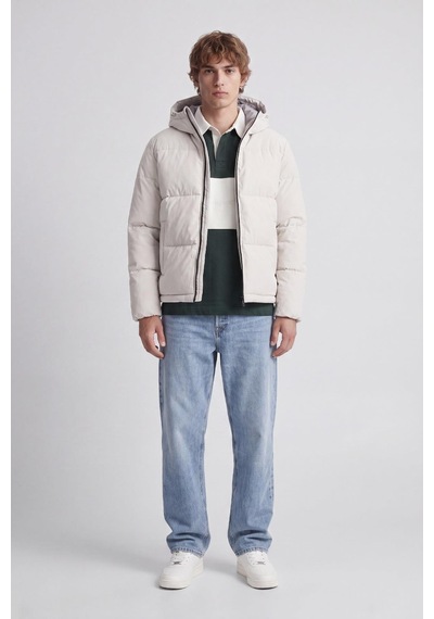 Jack & Jones Jjgalaxy Erkek Şişme Mont Puffer Ceket Günlük Rahat Taş