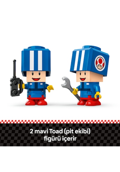 LEGO® Super Mario™: Mario Kart™ – Toad’un Garajı 72035 - 8 Yaş ve Üzeri Koleksiyonluk Yaratıcı Oyuncak Yapım Seti (390 Parça)
