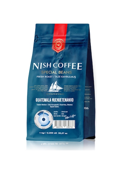 Nish Filtre Kahve Guatemala Huehuetenango 1 Kg Çekirdek Kahve