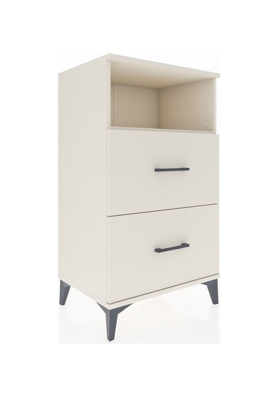 Hyperion Komodin Tek Raflı 2 Çekmeceli 60x44x106 Aytaşı-aytaşı Aytaşı