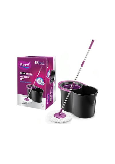 Parex-613399 Black Edıtıon Otomatik Temizlik Seti Mop 12lt