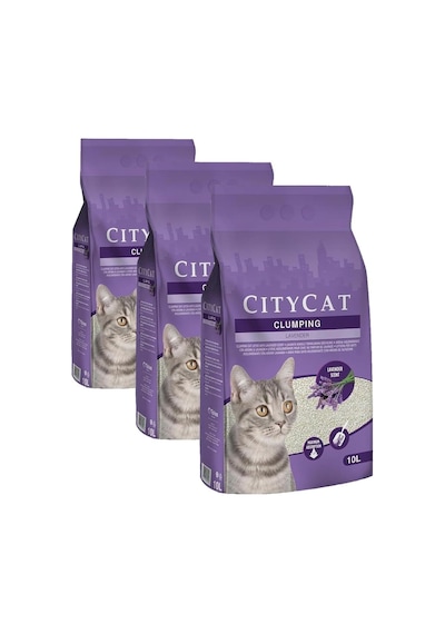 City Cat Lavanta Kokulu Kedi Kumu 10 Lt