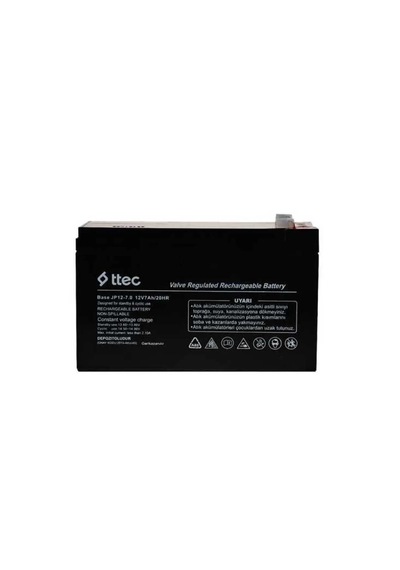 Ttec 12 Volt 7a Akü - 12v 7 Ah Base Kuru Akü Aralık 2024 Üretim