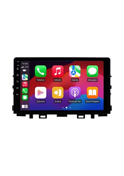 Kia Rio 2017-2023 Android Multimedya Carplay Android Auto Navigasyon Kameralı 8gb Ram 64gb 9"