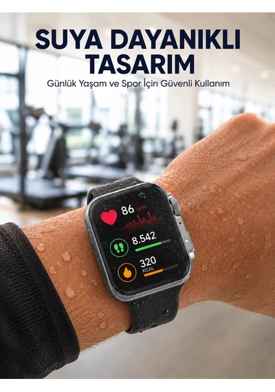 Suya Dayanıklı Akıllı Saat Günlük Ve Sportif Kullanıma Uygun Yeni Nesil