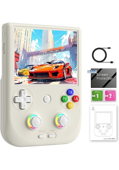 Anbernıc Rg406v Retro Oyun Konsolu Android 13 8gb Ram 128gb 4 Ips Ekran Wifi Bluetooth Hall Joystick