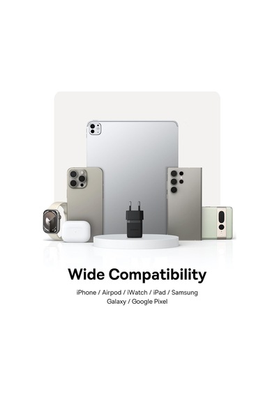 Lexroo 20w Hızlı Şarj Cihazı, Palm 1c Usb-c Duvar Adaptörü Standart