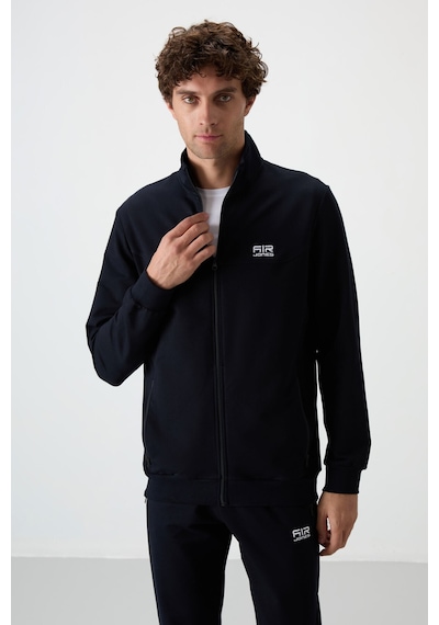 Tommy Life Troy Lacivert Standart Kalıp Erkek Eşofman Takım - 85196 Lacivert