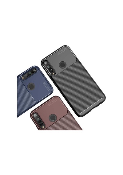 Huawei P40 Lite E Kılıf Zore Negro Silikon Kapak Siyah