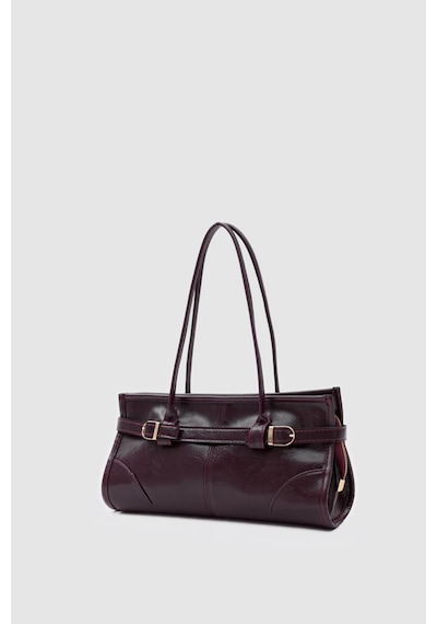 Shule Bags Enyola Vintage Baget Çanta Mürdüm