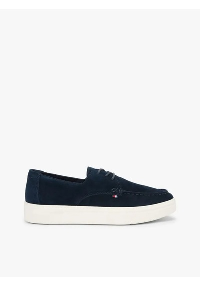 Tommy Hilfiger Casual Suede Stıtch Toe Hybrıd Erkek Mavi Günlük Ayakkabı - Fm0fm05707