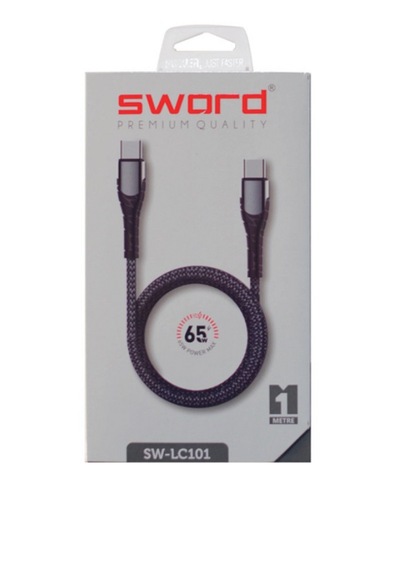 Sword SW-LC101 Usb-c-to Usb-c Kablo Gri