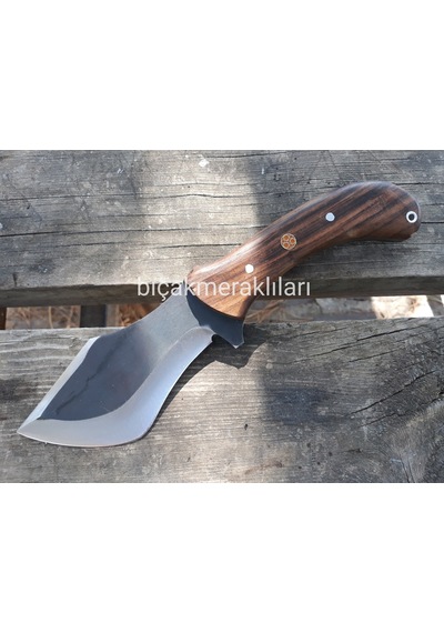 El İşçiliği Av Kamp Bıçağı 25 CM 4116 Çelik Siyah