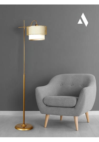 Nexa Eskitme Gold Lambader Tel Örgü Başlık, Yumuşak Işık Ve Zamansız Şıklık Gold