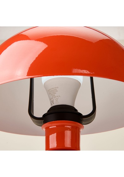 Lighting Metal Mantar Abajur - Turuncu - 40 Cm Çok Renkli