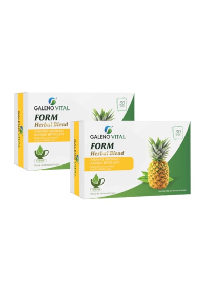 Galeno Vital Form Herbal Blend Bromelain Destekli  Çayı 2'li Eko Paket