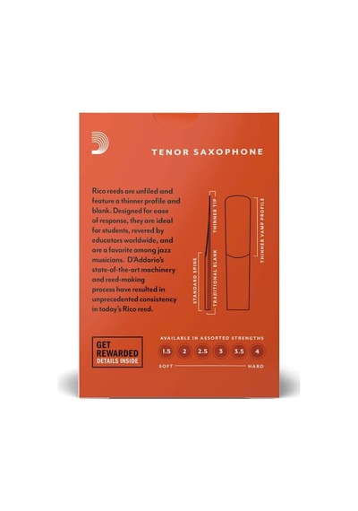 Rico Rka1030 Tenor Saksafon Kamışı 10lu Paket No 3