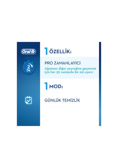 Oral-B Pro 750 Black Edition Cross Action Şarj Edilebilir Diş Fırçası