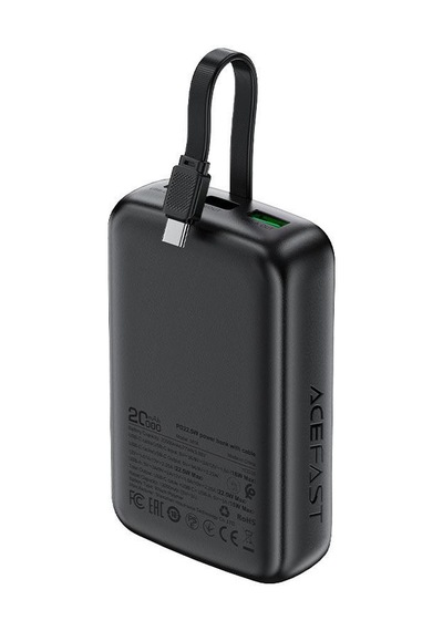 Acefast Pd20w 20000mah Powerbank Siyah - M14 Siyah