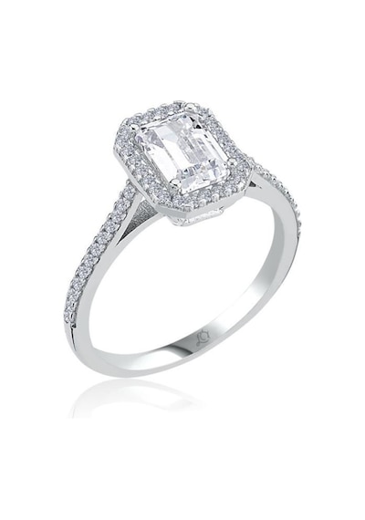 Mia Vento 1.00 Karat Emerald Tektaş Gümüş Yüzük