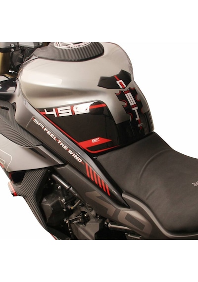 Gp Kompozit Cf Moto 450 Sr 2023-2026 Uyumlu Tank Pad Seti Kırmızı