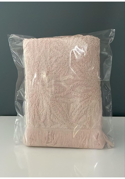 Apricitas 50x90 Pembe Çiçekli Havlu Pembe